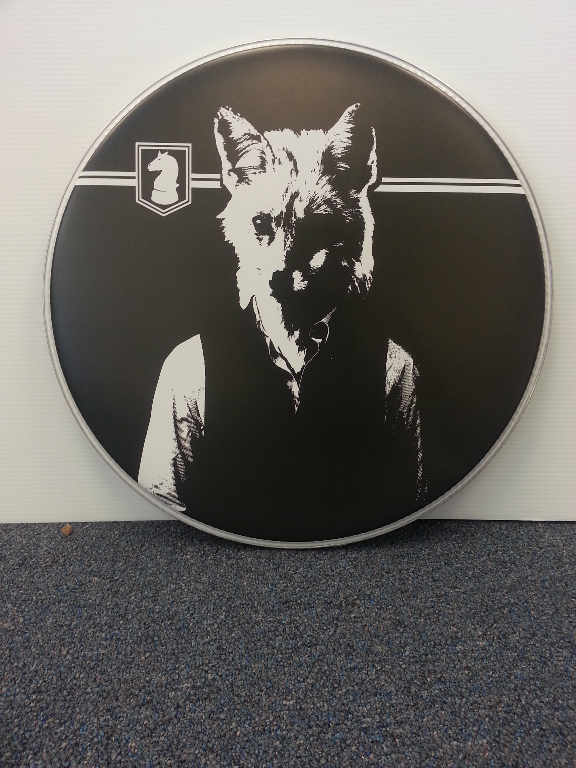 Custom Bass Drum Head Graphic